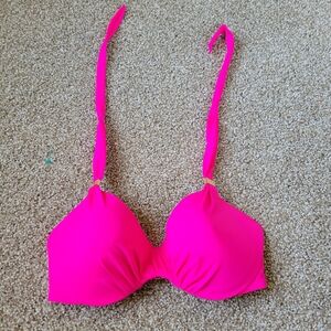 Victoria's Secret Hot Pink Padded Bikini Top